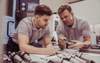 Construction Industry: Two men working